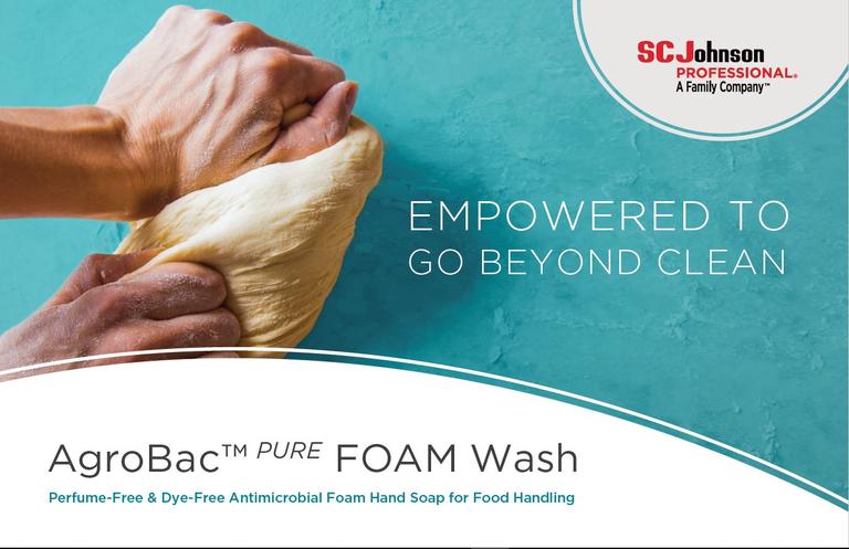 AgroBac™ PURE FOAM Wash handwashing card
