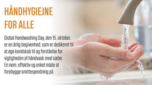 Global Handwashing Day - husk at vaske hænder