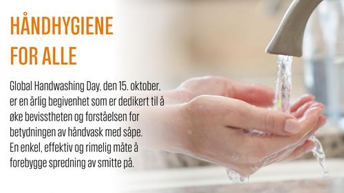 Global Handwashing Day - husk at vaske hendene