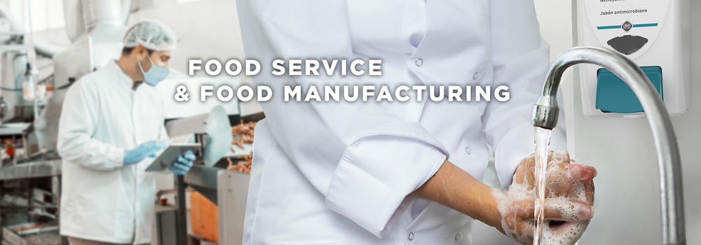 Food Service and Food Manufacturing Header
