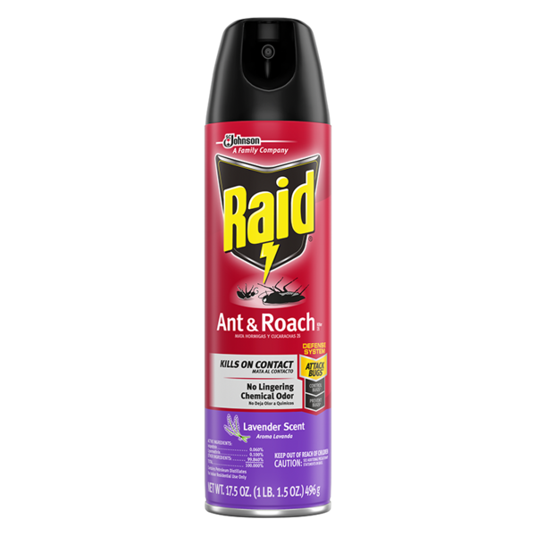 Raid ant and roach killer 26 Lavendar scent