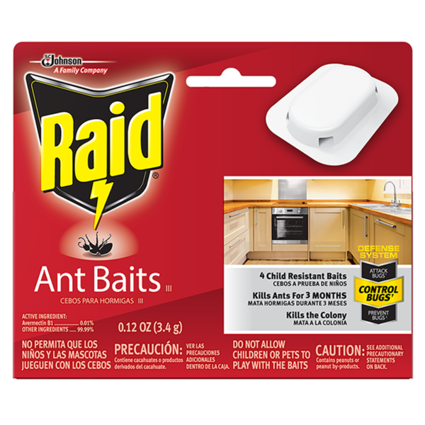 Raid Ant Baits III - 4 Count Box