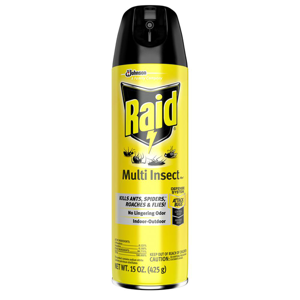 Raid Multi Insect Killer 7 - 15 ounce aerosol can 