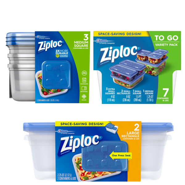 Ziploc Medium Containers 650862