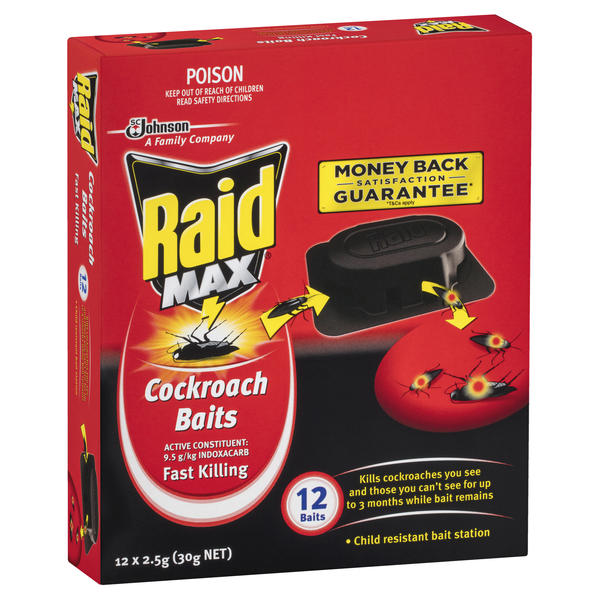 Raid Max Cockroach Baits