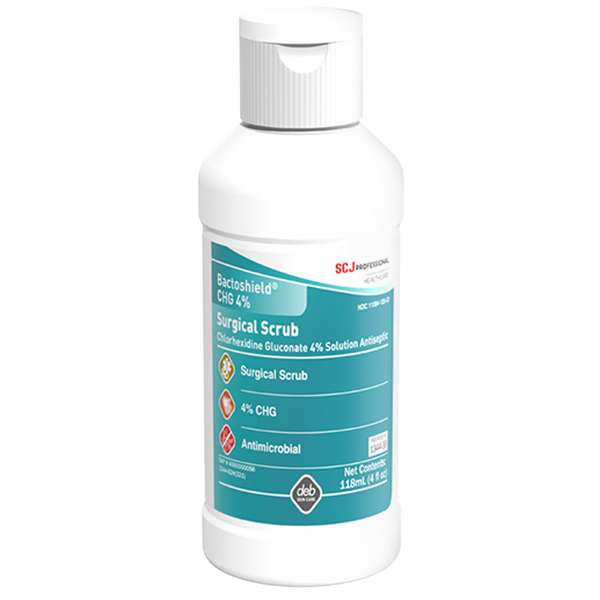 Bactoshield 4%  4 fluid ounce bottle image