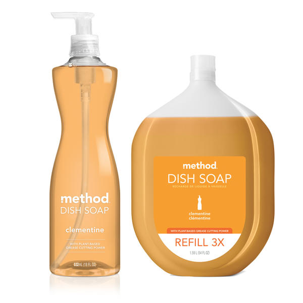 Method Clementine Dish Soap Family