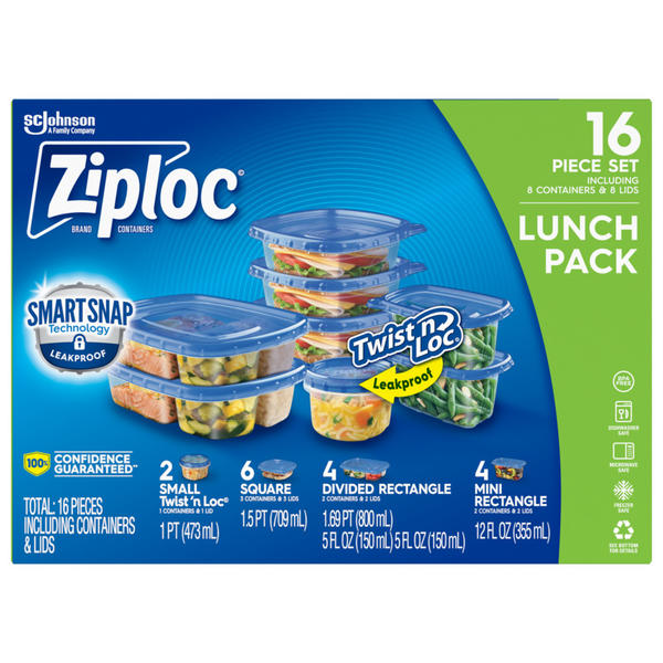 Ziploc Variety Pack 8 Count