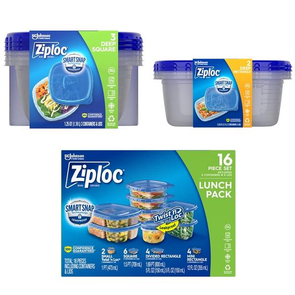 Ziploc Containers Group Shot