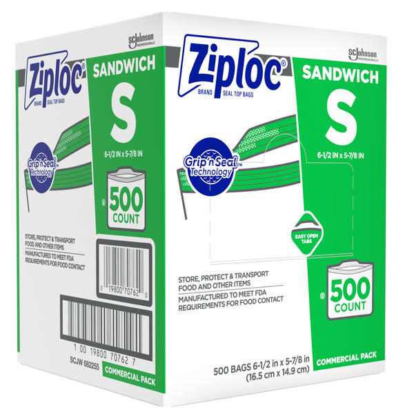 SCJP Ziploc Sandwich Bags