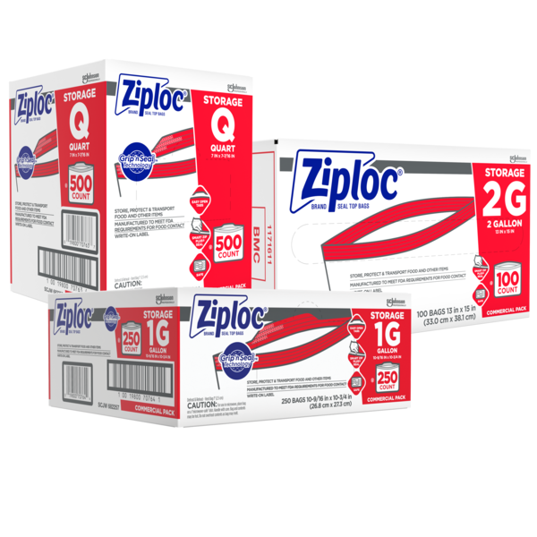 SCJP Ziploc Brand Storage Bags
