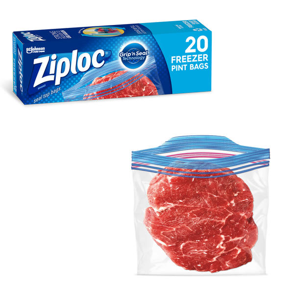Ziploc Freezer Pint Bags 20