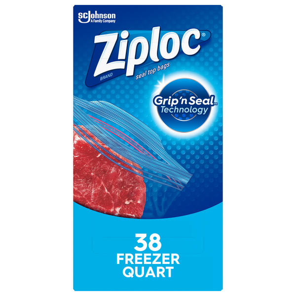Ziploc Freezer Quart 38