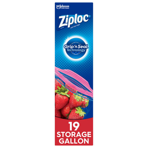 Ziploc Storage Gallon 19
