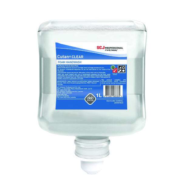 Cutan® Clear Foam Handwash - CCHW1L