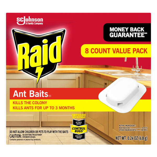 Raid Ant Baits 4 Count Box Jan 2023