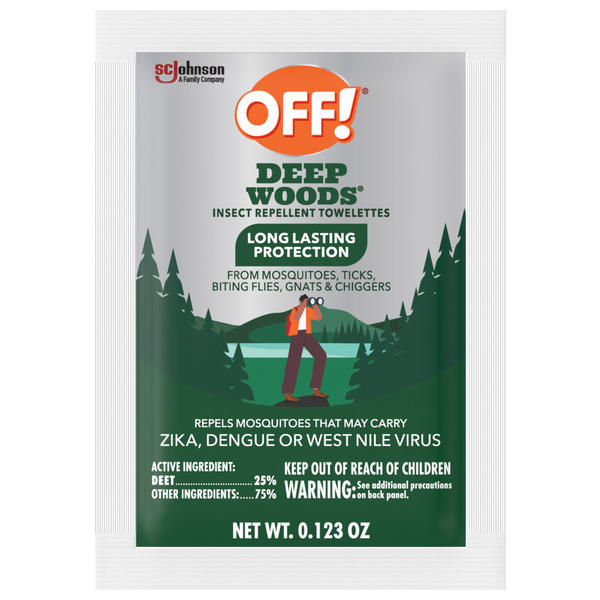 OFF! Deep Woods Insect Repellent Towelettes