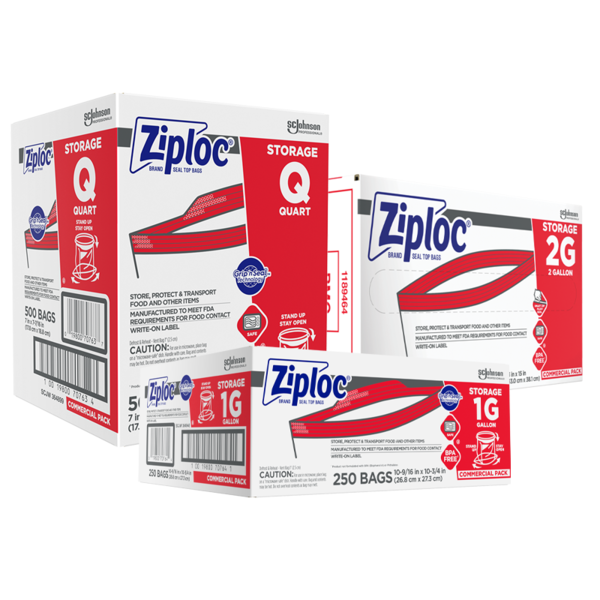 Ziploc 1 Gallon storage bags 250 count product image