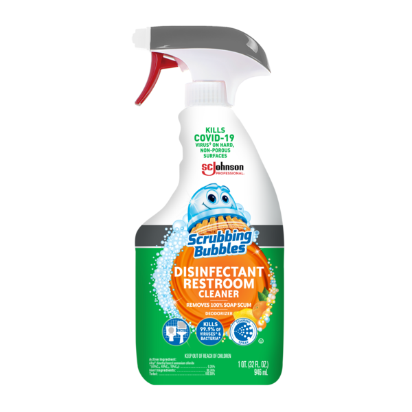 Scrubbing Bubbles Disinfectant Restroom Cleaner Trigger Bottle Image