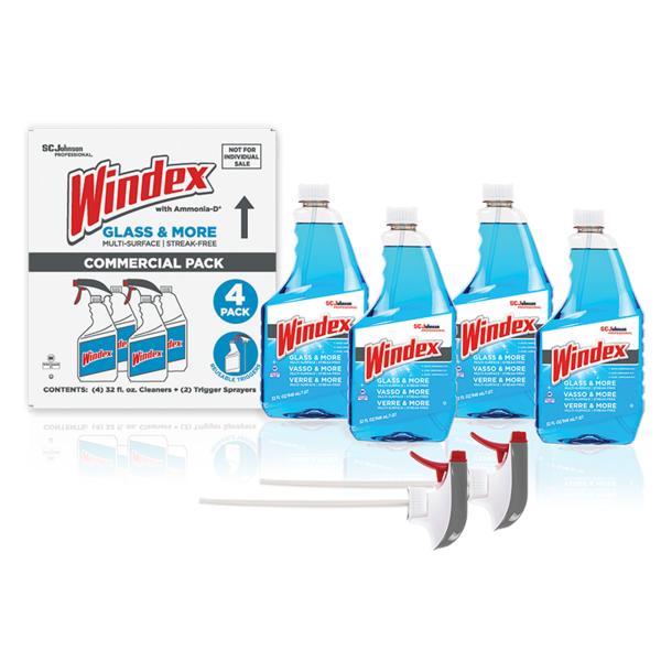 Windex® Glass & More Commercial Four Pack - 327171