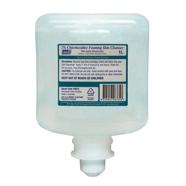 Cutan 2% Chlorhexidine Gluconate Foaming Skin Cleanser - CHGDD1L