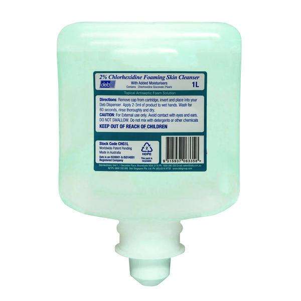 2% Chlorhexidine Foam Hand Wash - CHGDD1L