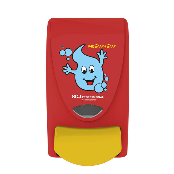 Nursery School Child Friendly Mr Soapy Soap Dispenser in RED BRAND NEW 