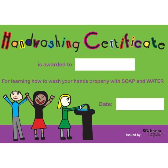 handwashing certificate resource image