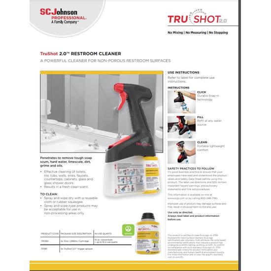 TruShot 2.0™ Restroom Cleaner