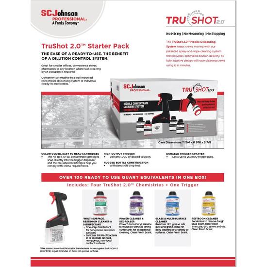 Trushot Starter Pack Product Information Sheet