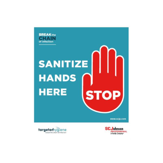 Targeted Hygiene Dispenser Poster