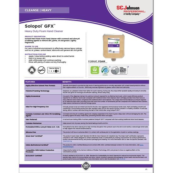 Solopol GFX Product Information Sheet
