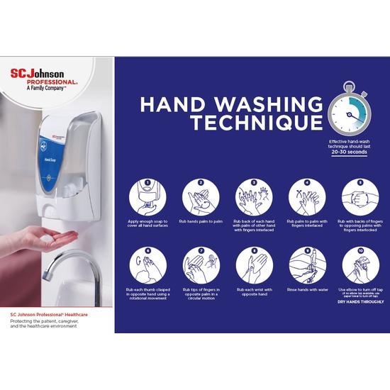 Hand Washing Technique Poster