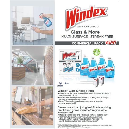 Windex Commercial 4pack PI sheet