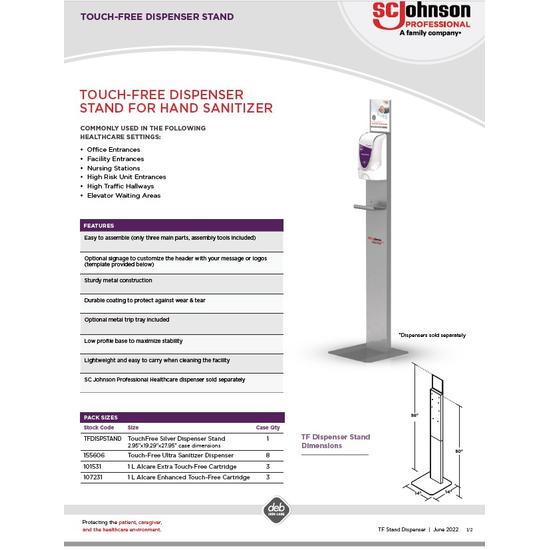 Touch-Free Dispenser Product Information Sheet