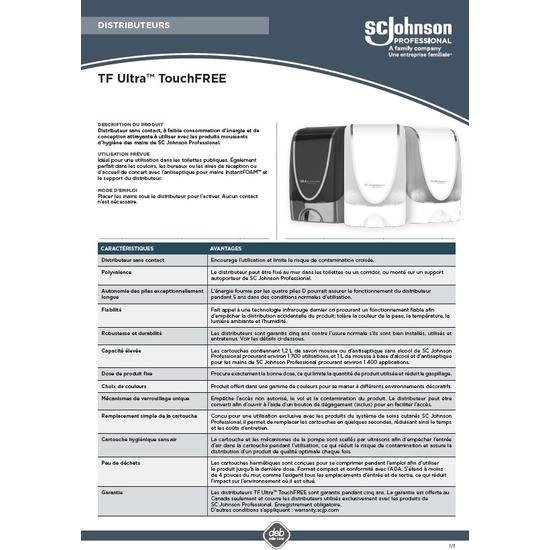 TF2 Ultra Dispensers PI Sheet FR