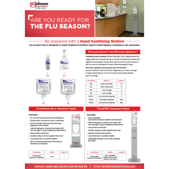 Cold and Flu Flyer English Canada