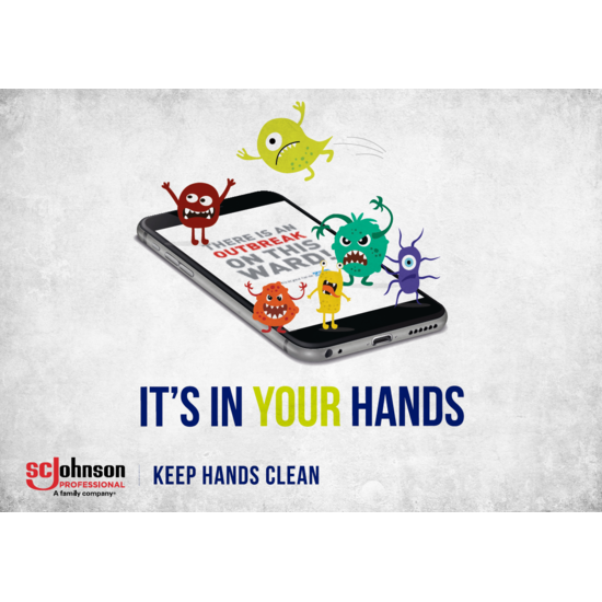 Keep Hands Clean - Its In Your Hands Poster