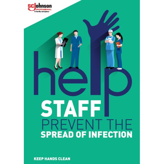 Keep Hands Clean - Help Staff AUS Poster