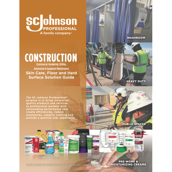 Skin Care and Hygiene Products for Construction - Brochure