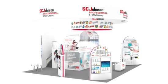 Virtual Booth Image with products