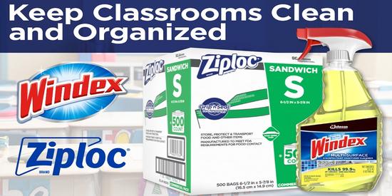 Keep classrooms clean and organized