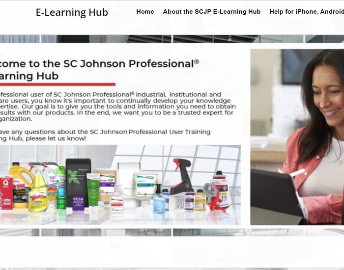 SC Johnson Professional Elearning homepage