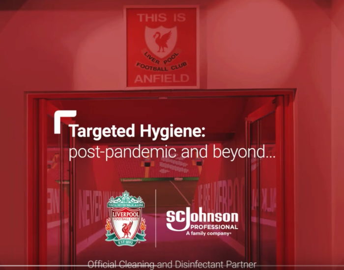 Hand hygiene infrastructure at Anfield 