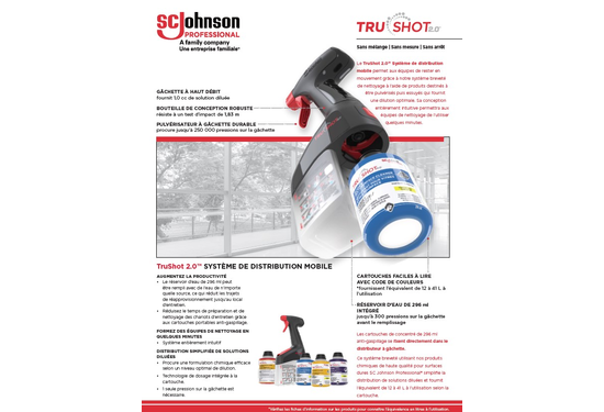 TruShot Overview Flyer French Canada