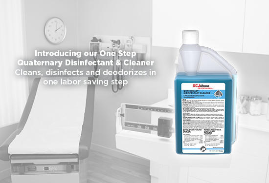 Quaternary Disinfectant Cleaner Header